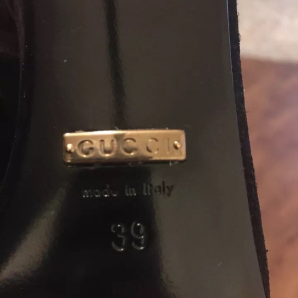 Gucci Black Fringe Heels - Picture 5 of 6